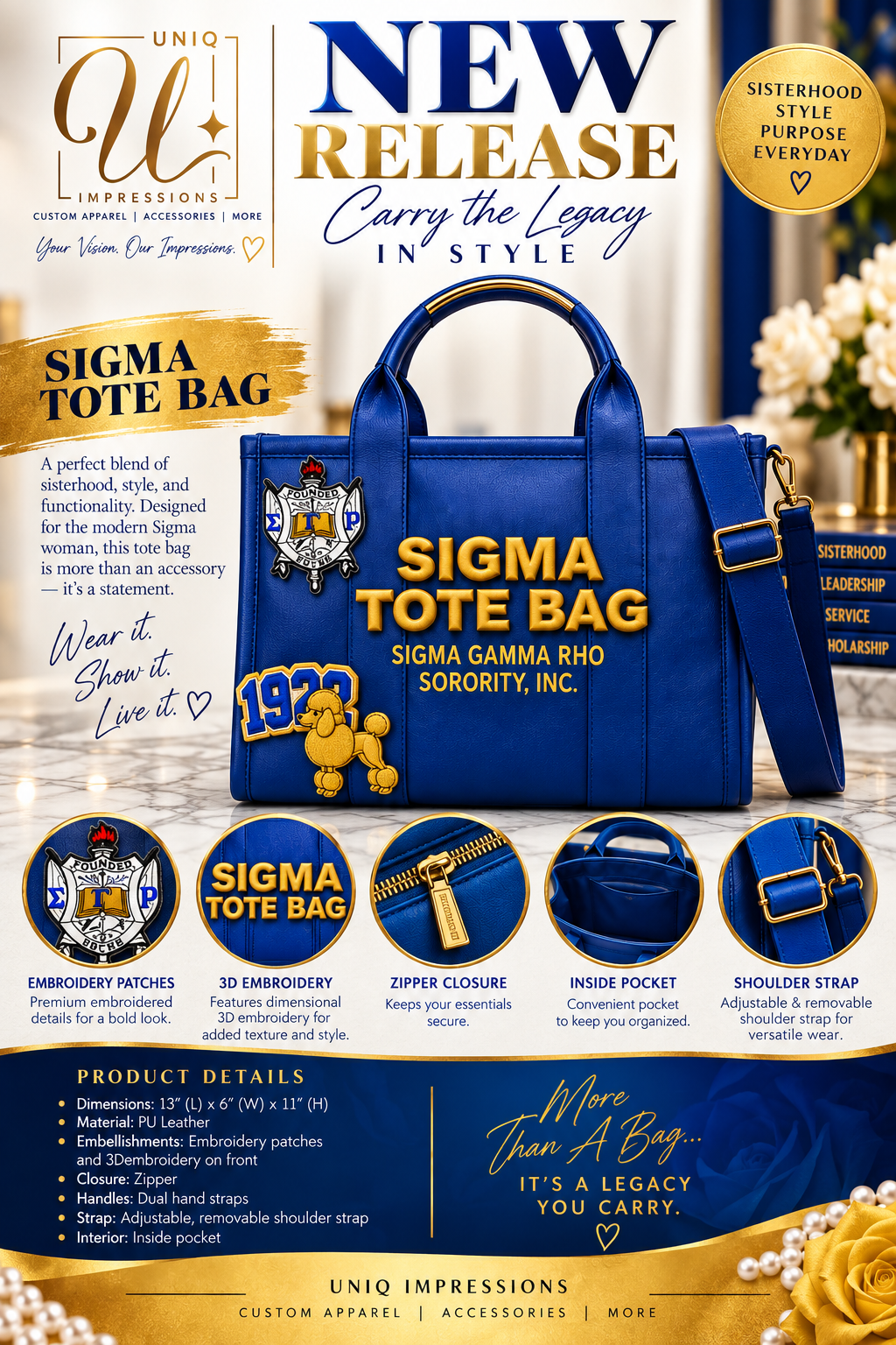 Sigma Tote Bag | New Release