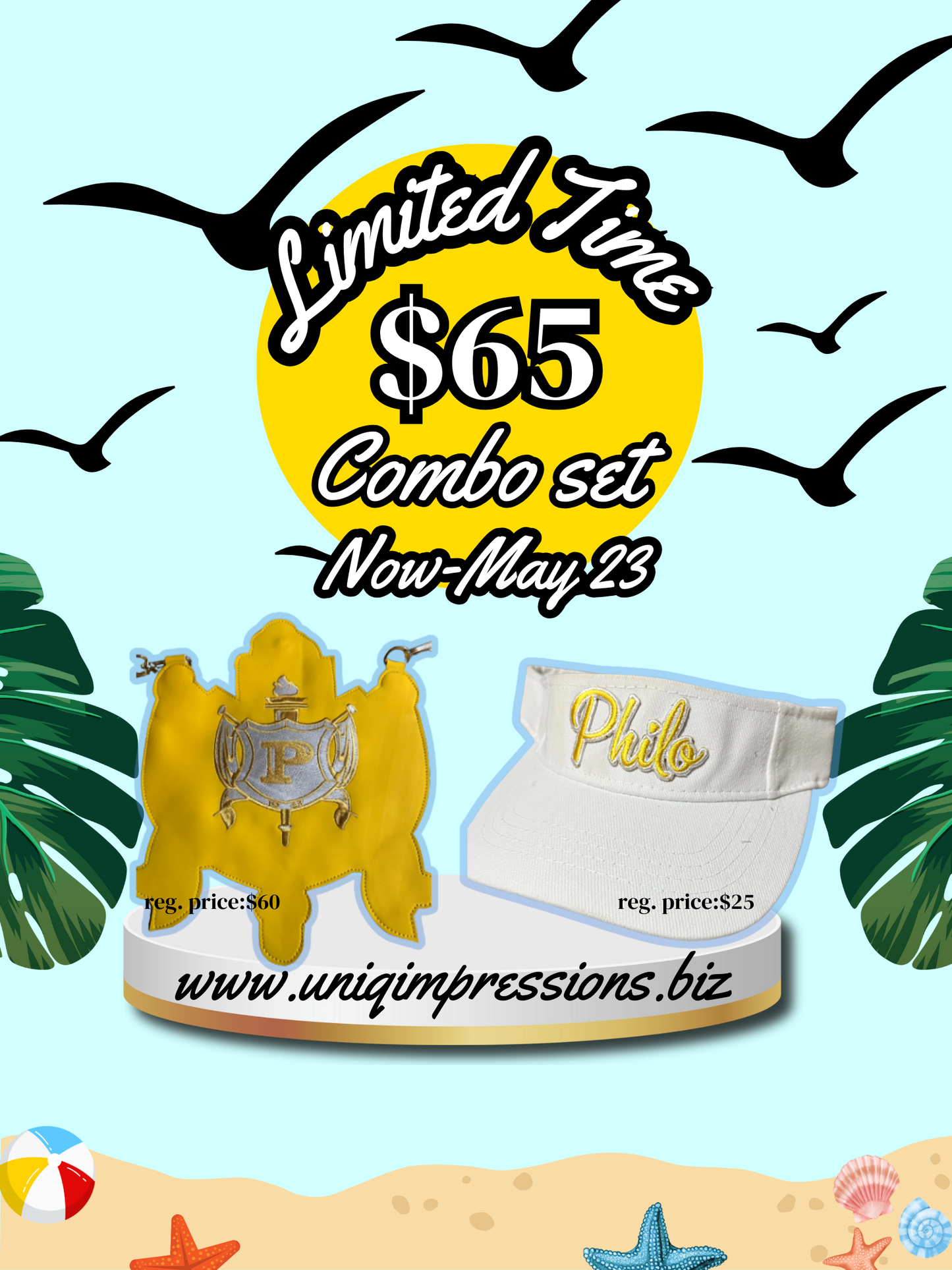 Philo Combo Crossbody Bags & Visor