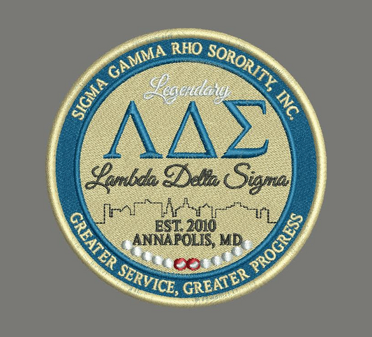 Lambda Delta Sigma Patches