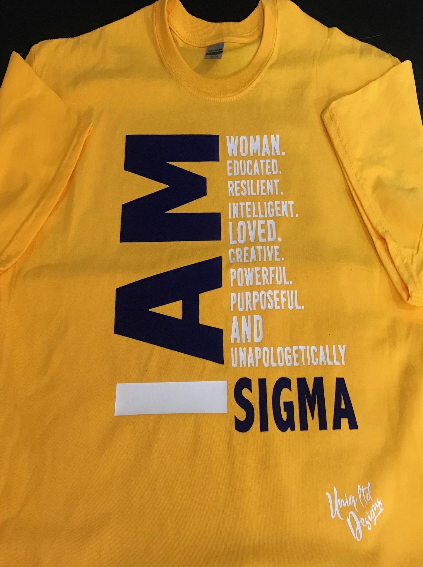 I Am Sigma Yellow T-shirt