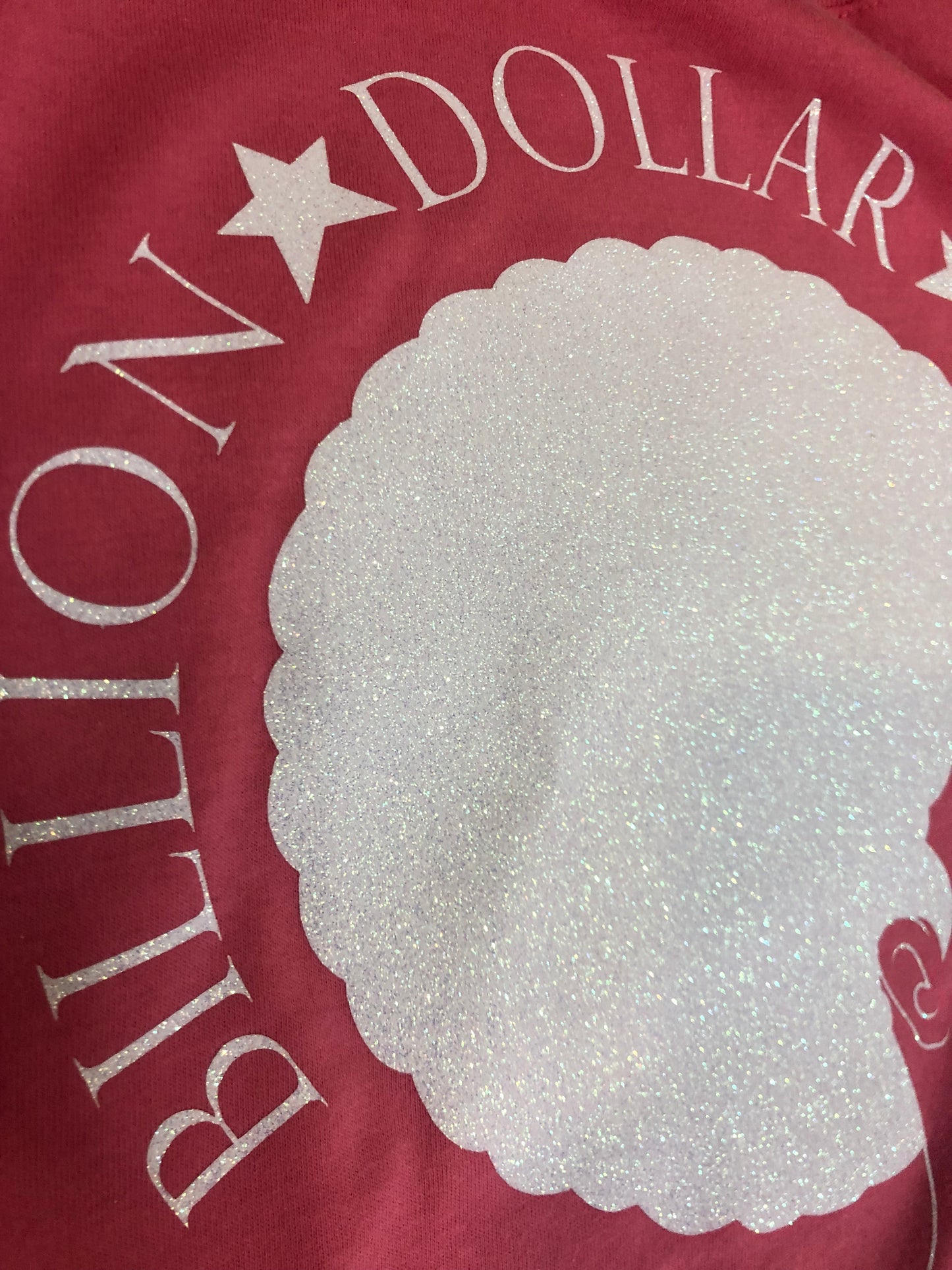 Pink V-Neck "Billion-Dollar-Woman"