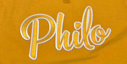 Embroidered Script PHILO T-shirt