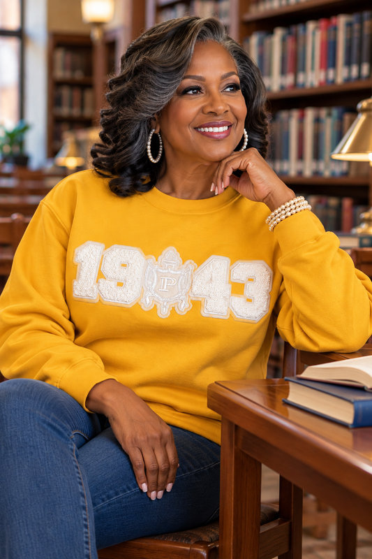 1943 Chenille Patch Sweater