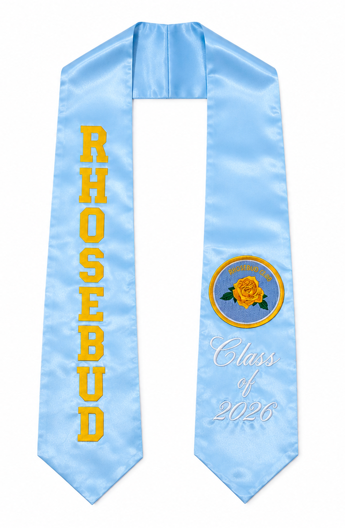 Rhosebud Graduation Stole