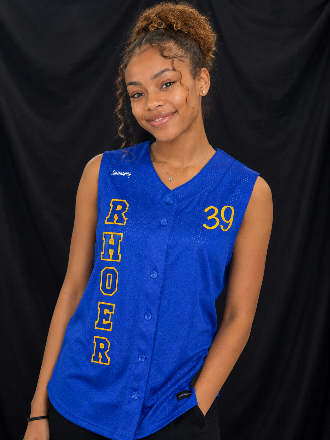 Rhoer Sleeveless Baseball Jersey