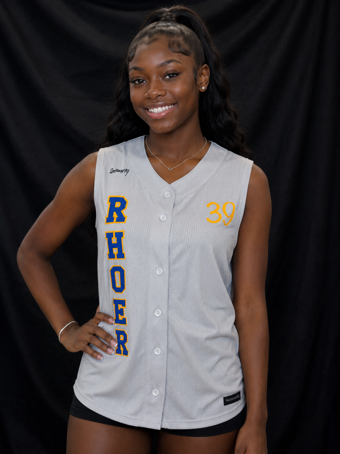 Rhoer Sleeveless Baseball Jersey
