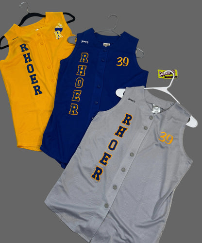 Rhoer Sleeveless Baseball Jersey
