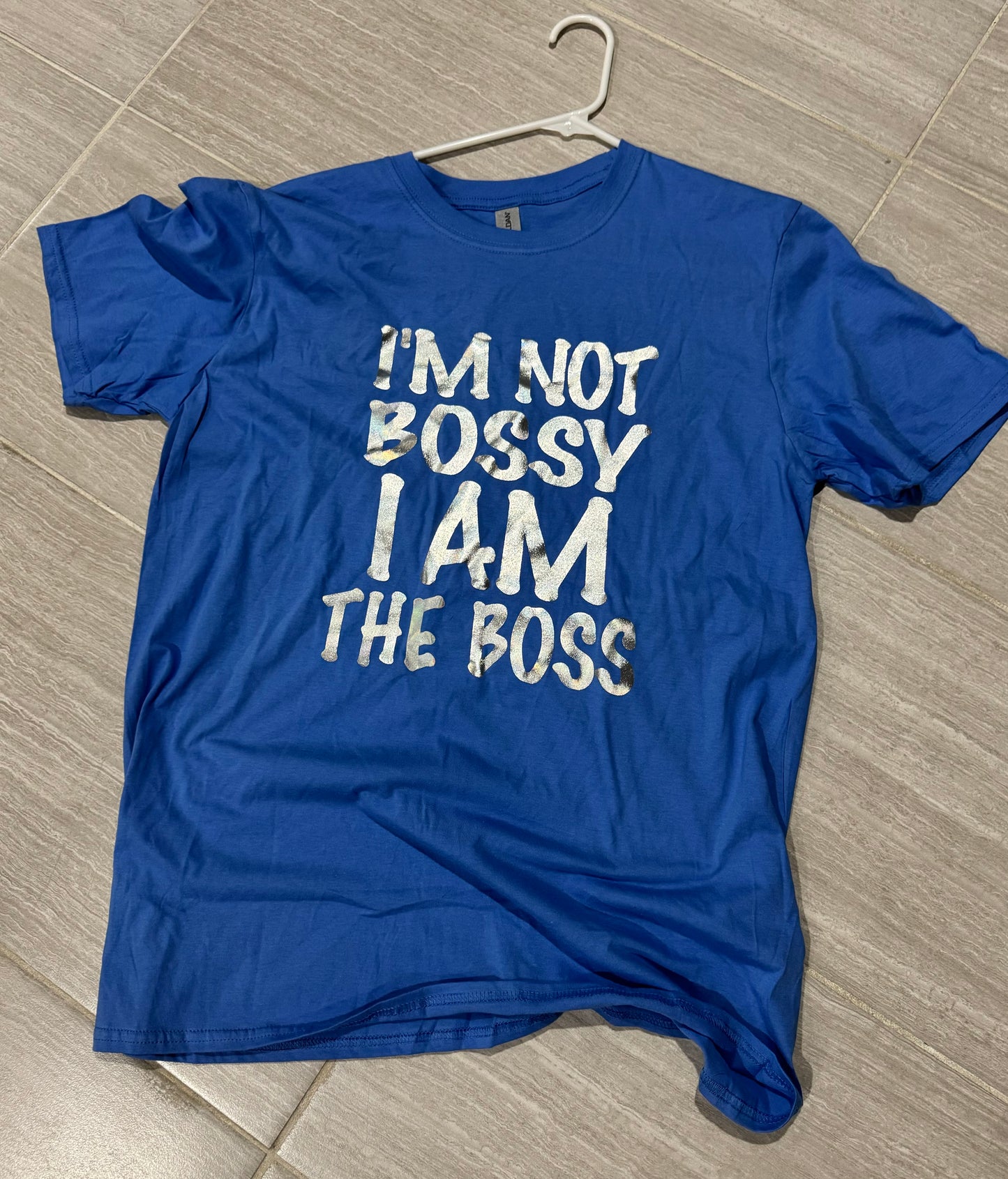 Blue Bossy Tshirt