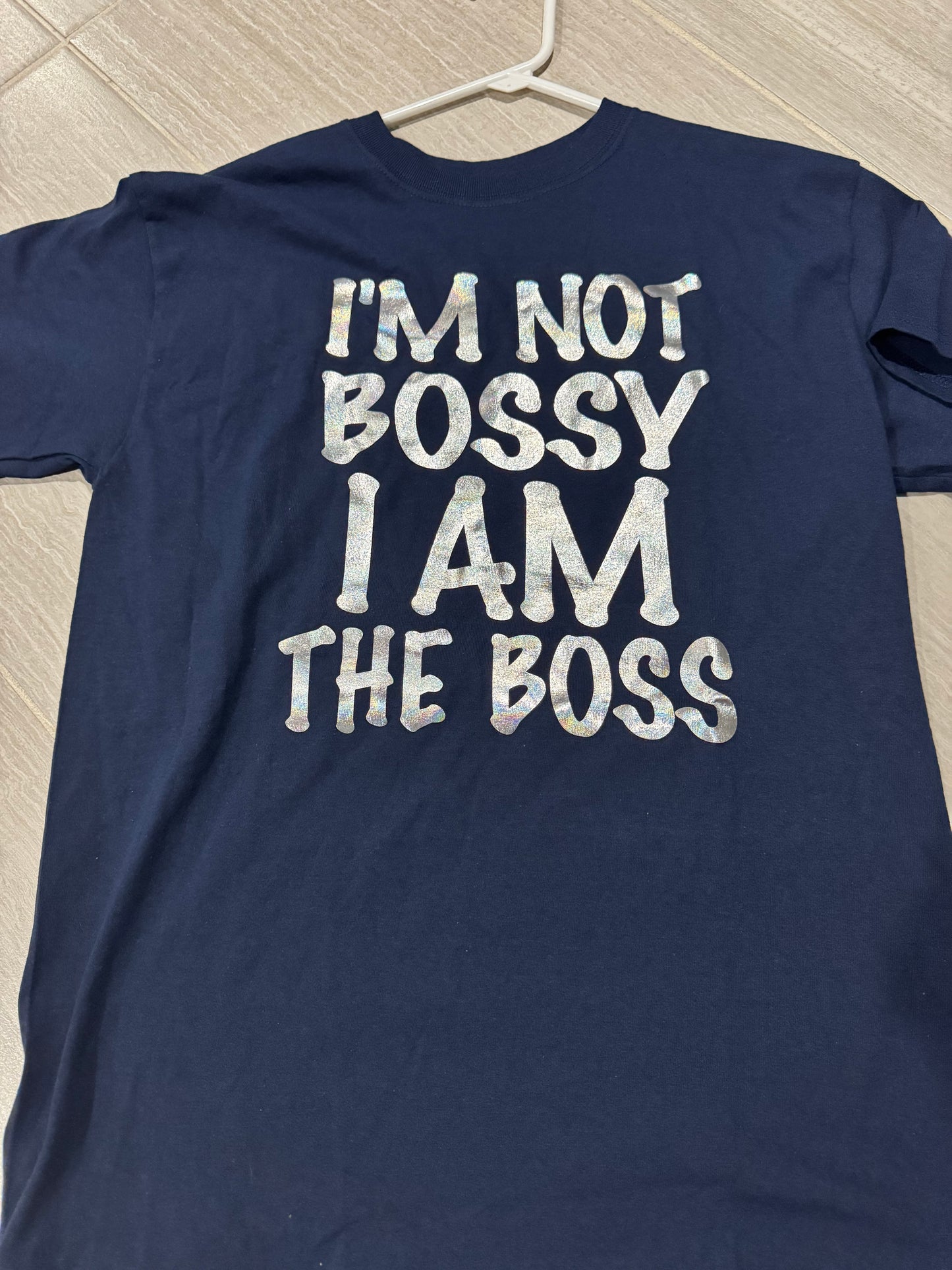 Blue Bossy Tshirt