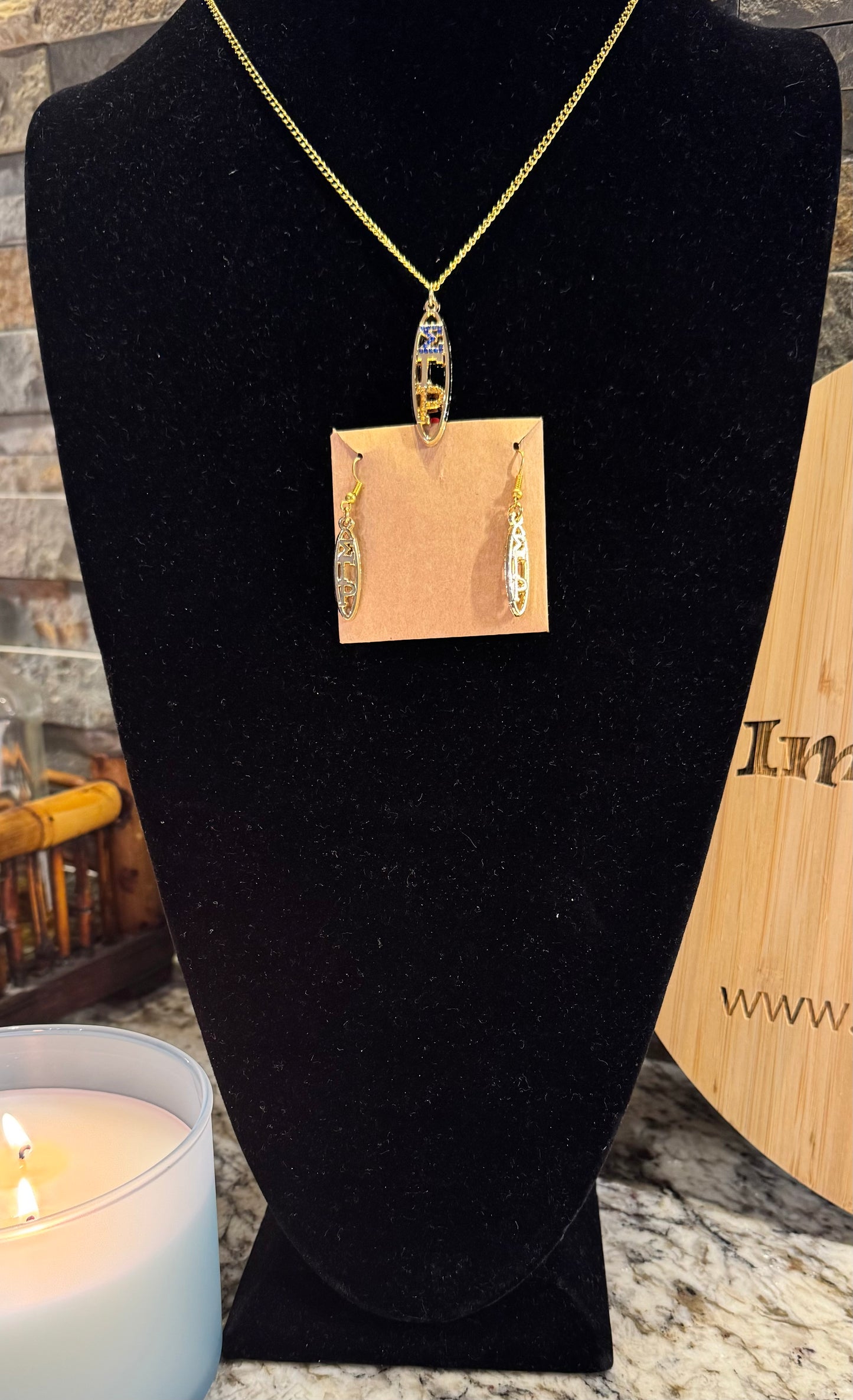 Sigma Necklace & Earrings Set