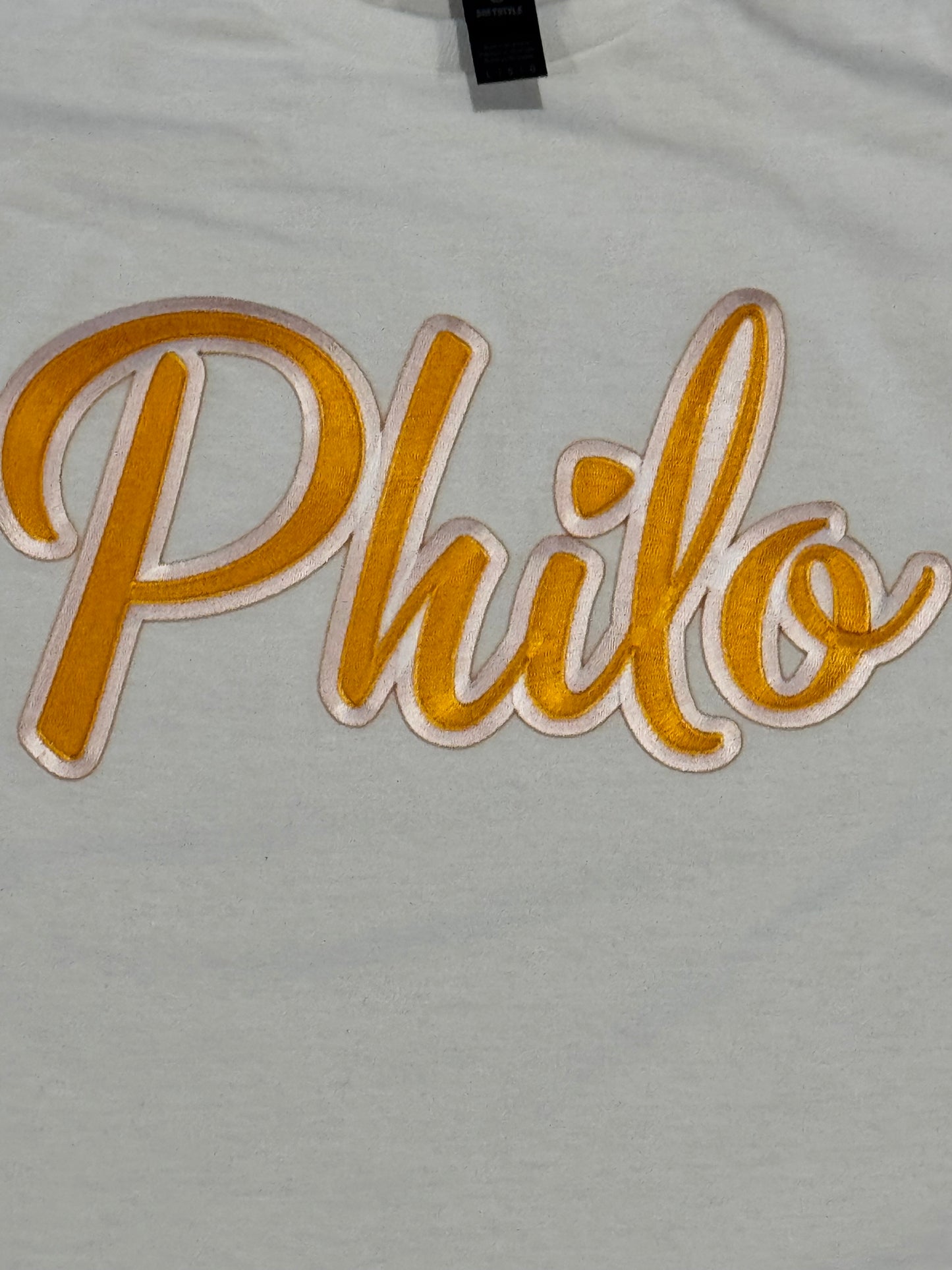 Embroidered Script PHILO T-shirt