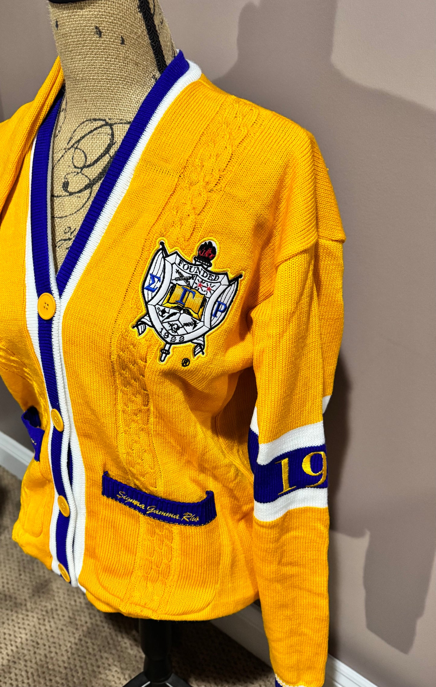3XL Sigma Gamma Rho Cardigan