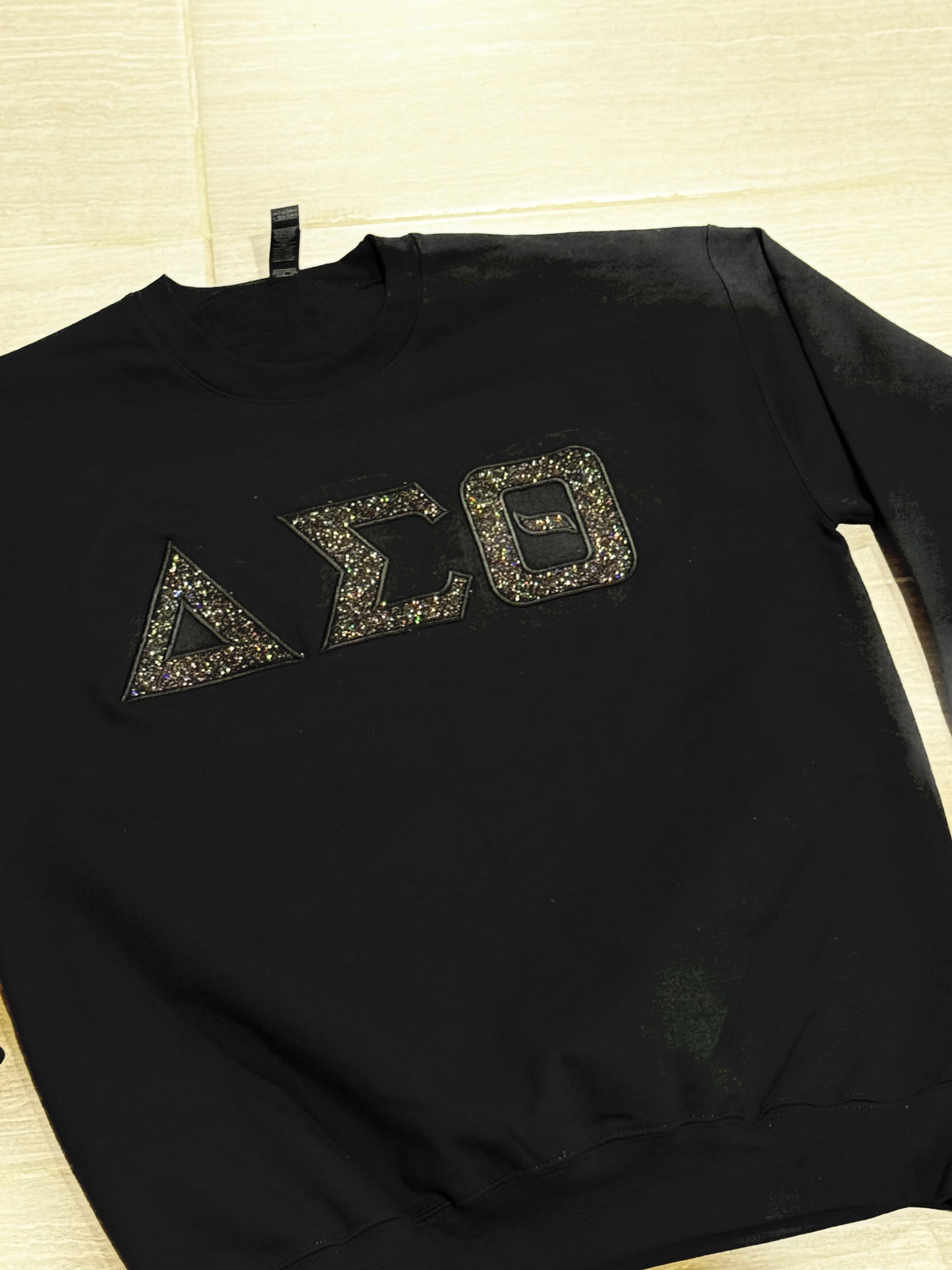 Glitter Embroidery Sweatshirt