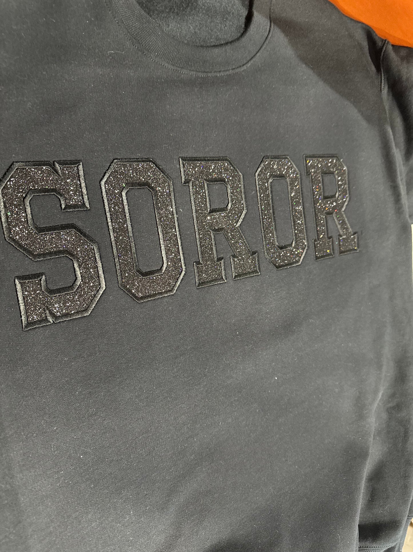 Glitter Embroidery Sweatshirt