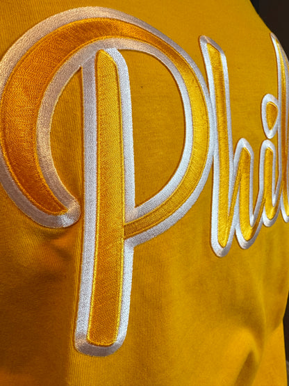 Philo Script Tee with Strips