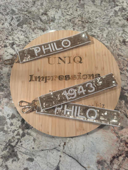 PHILO Reversible Sequin Key Chain