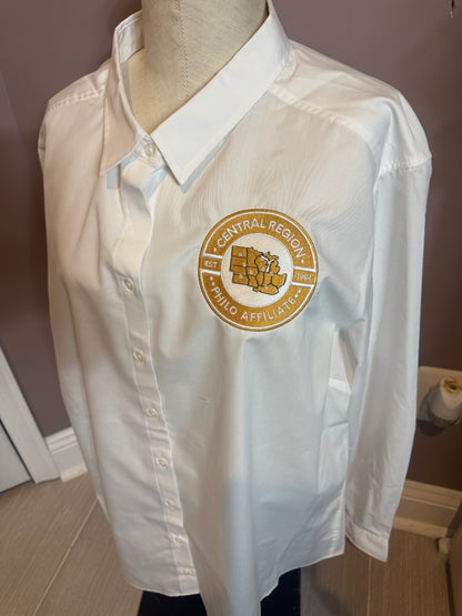 White Philo Long Sleeve Business Shirt