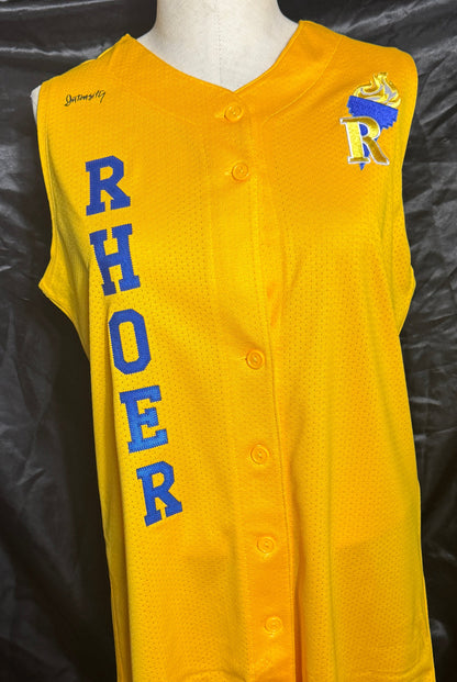 Rhoer Sleeveless Baseball Jersey