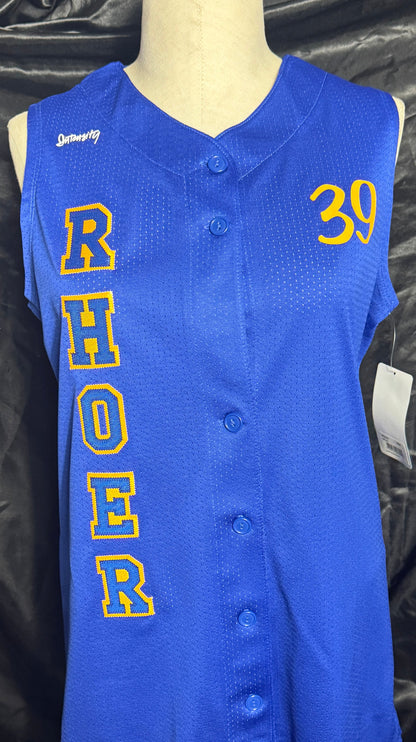 Rhoer Sleeveless Baseball Jersey