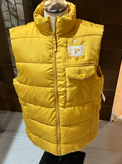 Gold Philo Puffer vest