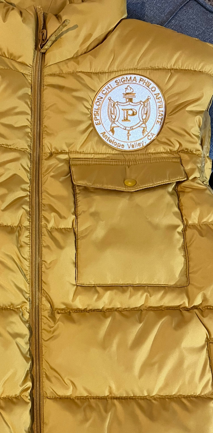 Gold Philo Puffer vest