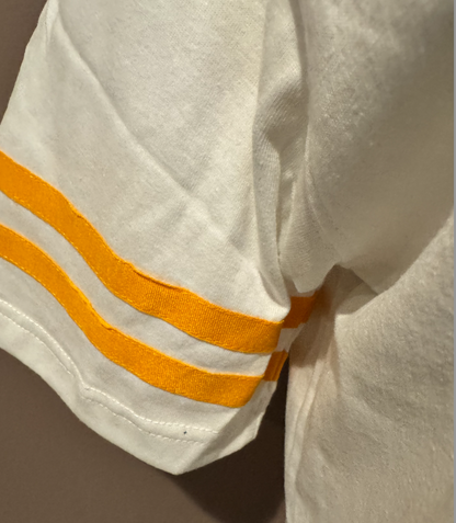 Philo Script Tee with Strips