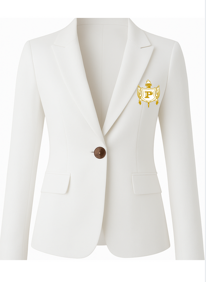 White Philo Blazer