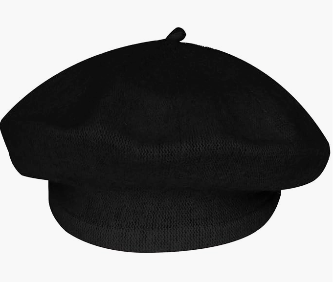 French Sigma Embroidered Beret