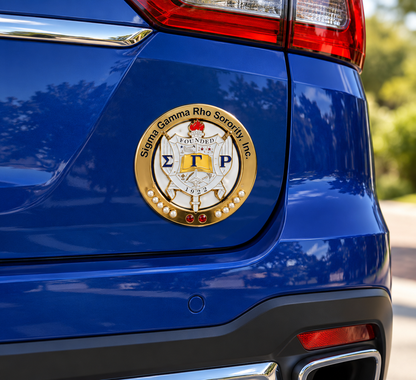 Sigma Gamma Rho Car Emblem