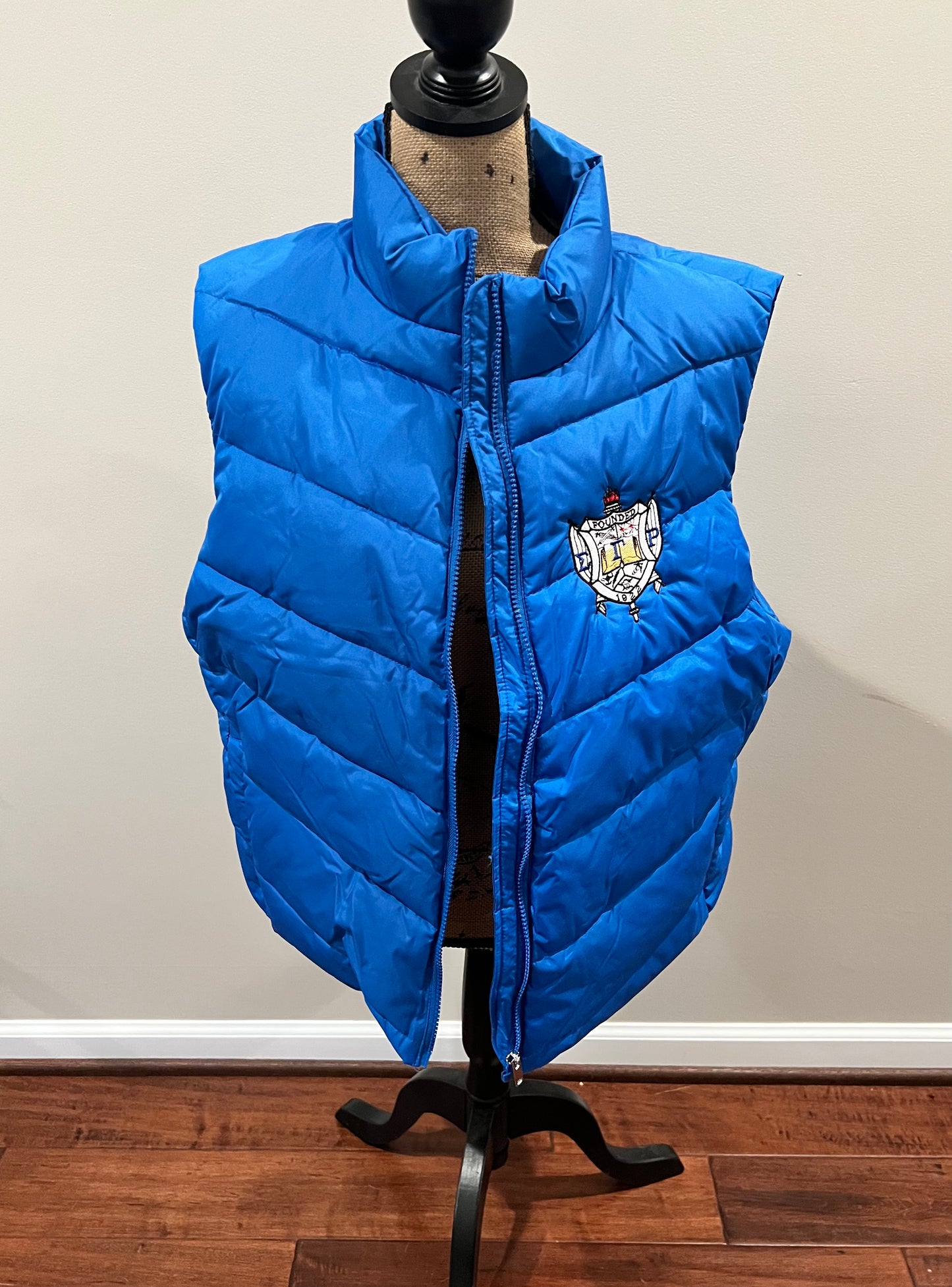 Sigma Gamma Rho Chevron Puffer Vest