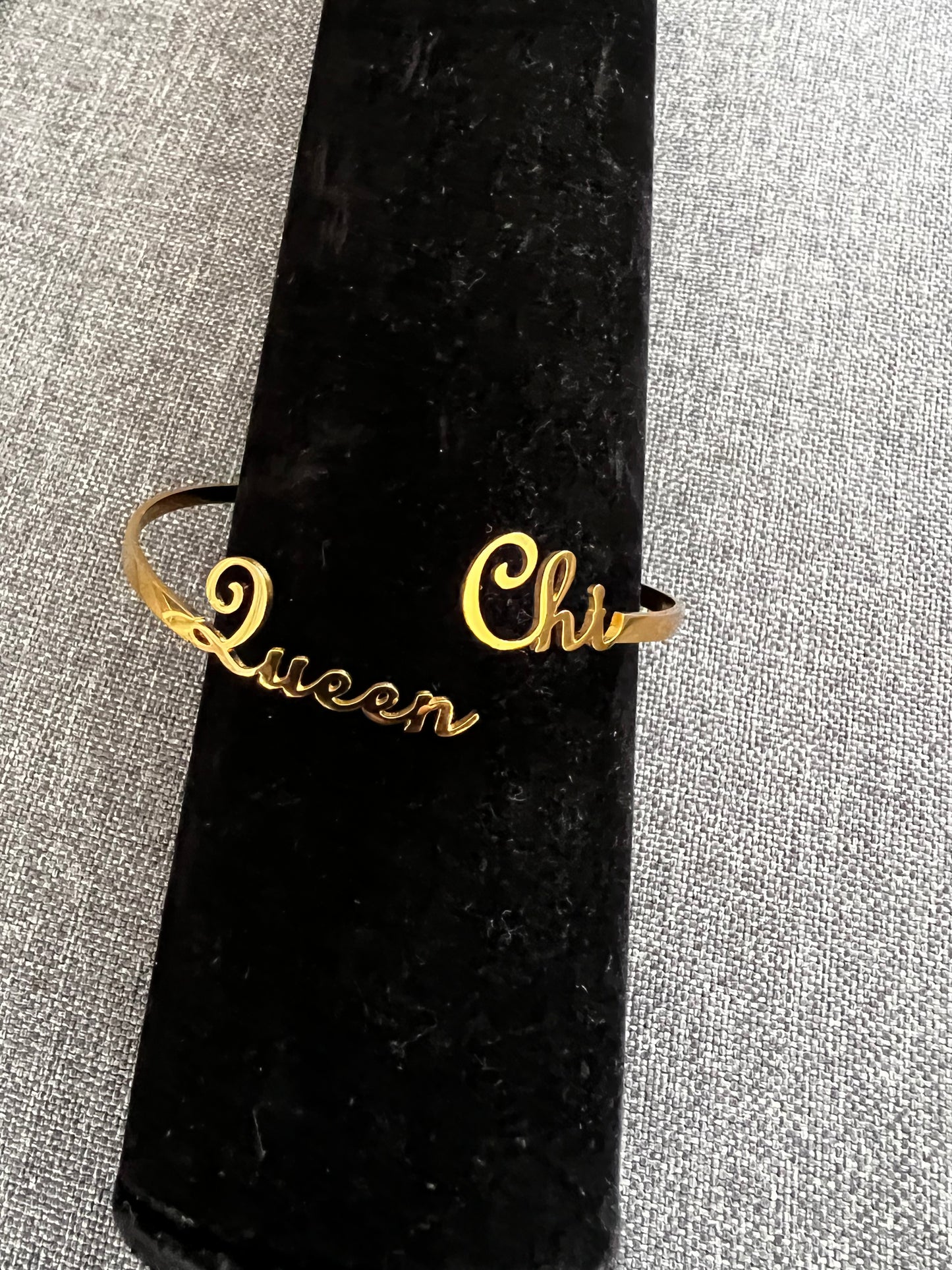 Chi Sigma Delta Script Bangle