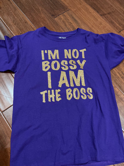 Bossy Tshirt YouthXL