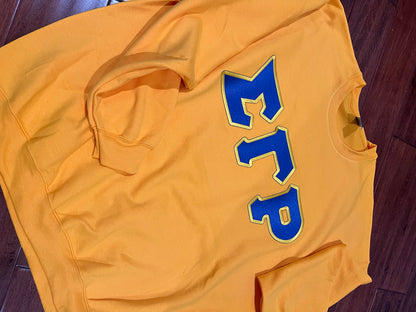 Greek letter Crewneck Sweater