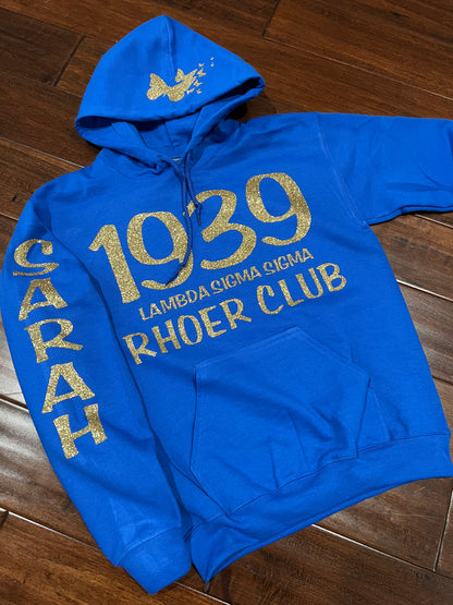 Rhoer 1939 Hooded Personalized Sweatshirt