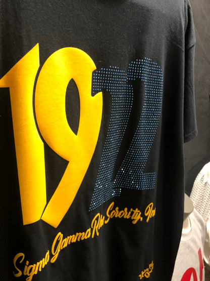 1922 Rhinestone & Flock T-shirt