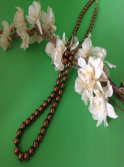 Gold Hematite Necklace