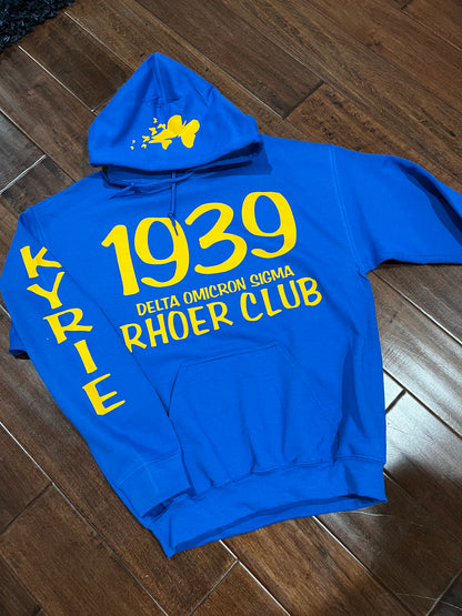 Rhoer 1939 Hooded Personalized Sweatshirt