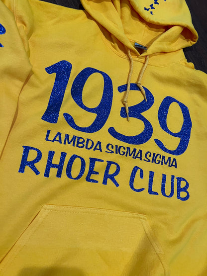Rhoer 1939 Hooded Personalized Sweatshirt