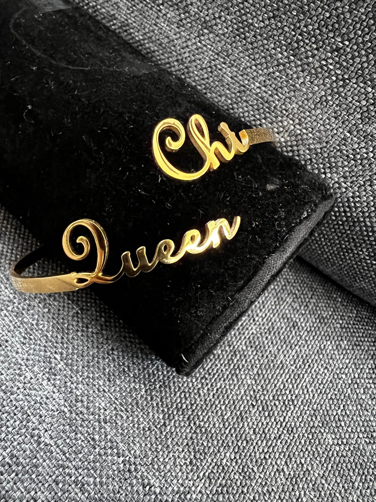 Chi Sigma Delta Script Bangle